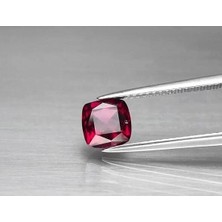 Aries 1.48 Ct 6.3x6.3 mm Cushion Natural Pinkish Purple Rhodolite Garnet, Africa