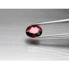 Aries 1.52 Ct 7x5.6 mm Vs Oval Natural Reddish Purple Rhodolite Garnet, Mozambique