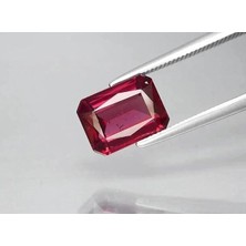 Aries 2.22 Ct 8.5x6.3 mm Octagon Natural Purplish Pink Rhodolite Garnet, Tanzania