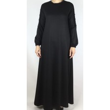 Ece Giyim Kadın Kristal Iki Iplik Kol Dikiş Detaylı Mevsimlik Elbise