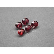 Aries 5pcs Lot 5.04 Ct T.w Oval Natural Purplish Pink Rhodolite Garnet, Madagascar