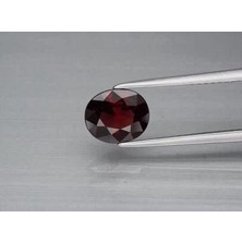 Aries 1.48 Ct 8x6.7 mm Vs Oval Brillant Natural Reddish Orange Garnet, Madagascar