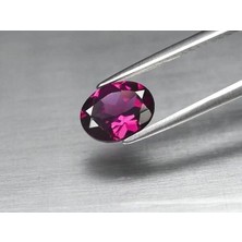 Aries 1.36 Ct 8x6.2 mm Vs Oval Natural Pinkish Purple Rhodolite Garnet, Madagascar