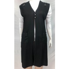 Üç Düğmeli Uzun Yelek