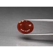 Aries 4.17 Ct 12.8x10.5 mm Oval Natural Orange Andesine, Africa