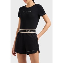 EA7 Pamuk Karışımlı Regular Fit Logolu Short Bayan SHORT 7W000280 AF12501 UC001