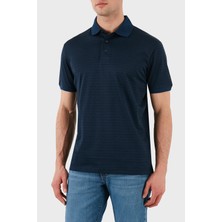 Emporio Armani Jakarlı % 100 Pamuk Düğmeli Polo Yaka T Shirt Erkek POLO YAKA T SHİRT EM000788 AF12916 FB224