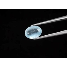 Aries 2.09 Ct 10.3x7.6 mm Oval Natural Unheated Blue Aquamarine, Brazil