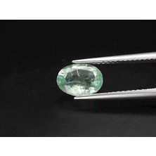Aries 1.18 Ct 8x5.8 mm Oval Green Emerald, Ethiopia