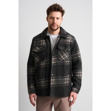 Alexander Gardi Alexandergardı Erkek Ekoseli Cep Detaylı Yünlü Ceket (EC-1005)