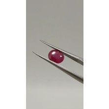 Aries 1.25 Ct 6.8x5.5mn Natural Unheated Ruby