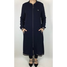 Ece Giyim Kadın Ayrobin Kolağzı ve Eteği Ribanalı Cepli Yazlık Spor Kap