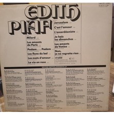 Alp Plak Edith Piaf – Ihre Grossen Erfolge - Plak Lp