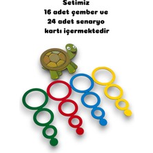 Bella Casa Kids Kaplumbağa Puzzle,egitici Puzzle Kaplumbağa,montessori Egitici Oyuncak,ahsap Egitici Yapboz Montesso