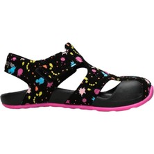 Skechers Side Wave - Lil Painter 86428L-BKHP Siyah Sandalet