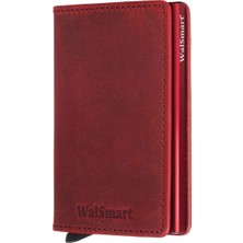 Walsmart Slim Crazy Akıllı Mekanizmalı Deri Cüzdan