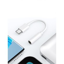 Erdineks Type-C To 3.5mm Jack Adaptör | Yüksek Ses Kalitesi | Kulaklık Dönüştürücü