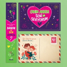 Annem ve Ben - Anne ve Çocuk Günlüğü - Ayraç ve Kartpostal İlaveli