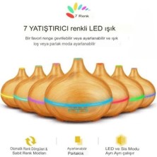 Golden Tech 550 ml Hava Nemlendirici Ultrasonik Ortam Nemlendirici Oda Nemlendirici Işıklı Zamanlayıcılı
