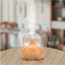 Golden Tech 550 ml Hava Nemlendirici Ultrasonik Ortam Nemlendirici Oda Nemlendirici Işıklı Zamanlayıcılı