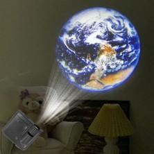 **gezegen Projeksiyon Lambası – Fotoğraf Çekimi ve Dekoratif Işık, Gerçekçi Planet Yansıtma, Pil ile Çalışan Taşınabilir Gece Lambası, Romantik ve Yaratıcı Hediyelik Ev Dekorasyonu**