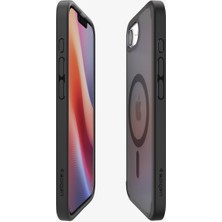 Spigen iPhone 16e Kılıf Crystal Hybrid MagFit MagSafe özellikli Frost Black - ACS09175