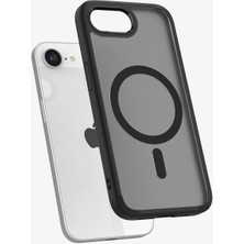 Spigen iPhone 16e Kılıf Crystal Hybrid MagFit MagSafe özellikli Frost Black - ACS09175