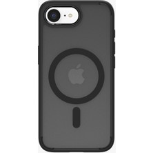 Spigen iPhone 16e Kılıf Crystal Hybrid MagFit MagSafe özellikli Frost Black - ACS09175