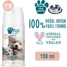 Pet Love Kediler Ve Köpekler İçin Tüy Bakım Spreyi Çikolata 150 Ml Doğal Argan Yağlı