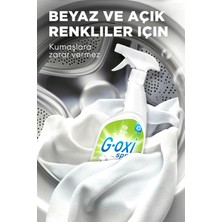 Grass G-Oxi Spray Oksijenli Beyazlatıcı Leke Spreyi 600 ml - Beyaz Çamaşırlar İçin | Şarap, Çimen, Meyve Lekelerine Etkili