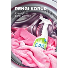 Grass G-oxi Oksijen Bazlı Leke Çıkarıcı Sprey 600 ml - Renkli & Beyaz Çamaşırlar İçin | Şarap, Çimen, Meyve, Çikolata, Yağ Lekelerine Anında Etki | 30°C-90°C