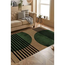 Carmine Carpet Dijital Baskılı Dekoratif Yıkanabilir Kaymaz Taban Halı