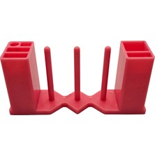 Moonstar Dikiş Makinesi Mıknatıslı Masura Koyma Aparatı 3'lü Çift Kutulu Pembe