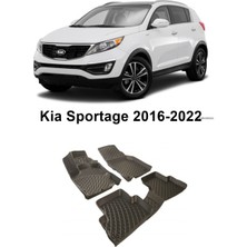 Kia Sportage 2016-2022 Araca Özel  Havuzlu Kauçuk Oto Paspası
