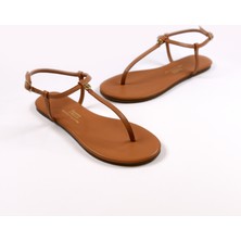 Tkees Kadın Camel Sandalet