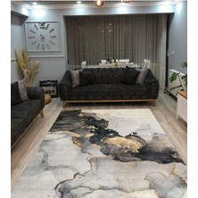 Ecosia Dijital Kaymaz Yıkanabilir Renkli Modern Salon Halısı Mutfak Halısı Yolluk Balkon Halısı Ev Dekor