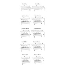 Vezir 5 Kademeli Çekmeceli Akıllı Sihirli Orta Sehpa 60X90