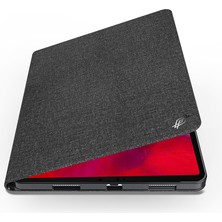 Raptic iPad Pro 12.9 2018 Raptic Smartstyle Kalem Bölmeli Standlı Tablet Kılıf Siyah