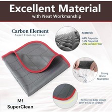 MF SuperClean Karbon  Cam  Bezi 400 Gsm 40X40CM