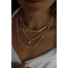 Selin Diamond Klasik 316L Çelik Kolye