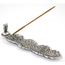 Metal Kayık Baykuş Tasarımı Tütsülük Model 2
