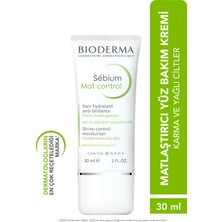 Sebium Mat Control Matlaştırıcı Parlama Karşıtı Bakım Kremi Karma ve Yağlı Ciltler 30 ml