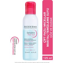 Sensibio H2O Eye Çift Fazlı Göz, Dudak, Kirpik Micellar Makyaj Temizleyici Provitamin B5 125 ml