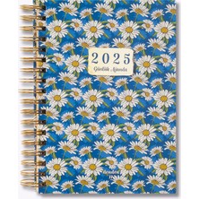 Denden Spiralli 2025 Bellis Daisy Ajanda , 17X24 cm