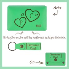 Miawiki Fıstık Yeşil, Sevgiliniz Için Anlamlı Bir Sürpriz! Isme ve Harfe Özel Kalpli Cüzdan & Anahtarlık Set