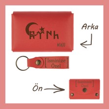 Miawiki Nar Çiçeği, Göktürkçe Türk Temalı, Isminize Özel Cüzdan ve Anahtarlık Seti, lik Mükemel Anı