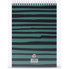 My Mia Art Stay Wild & Free  Sert Kapak Spiralli Bloknot, 12X17 cm