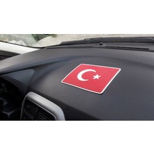 Türk Bayrağı Space Torpido Üstü Kaydırmaz Ped Telefon Tutucu