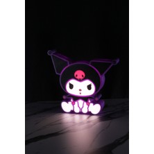 Kuromi Masa Üstü 3D Gece Lambası