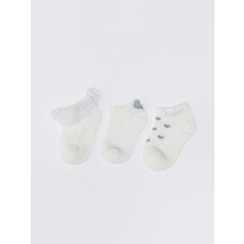 Kız Bebek Patik Çorap 3'lü